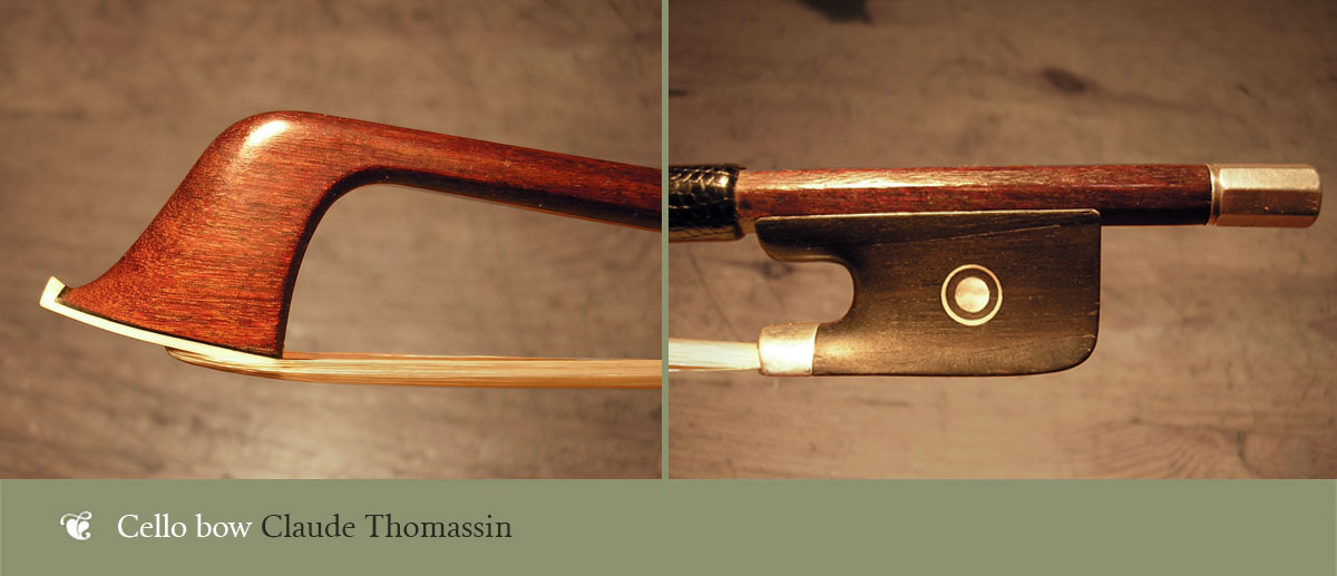 Claude Thomassin cello bow