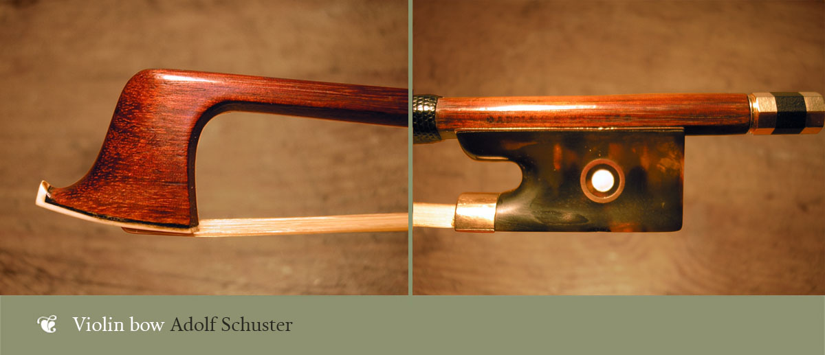 Adolf Schuster violin bow
