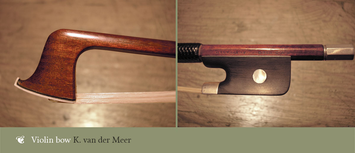 K van der Meer violin bow